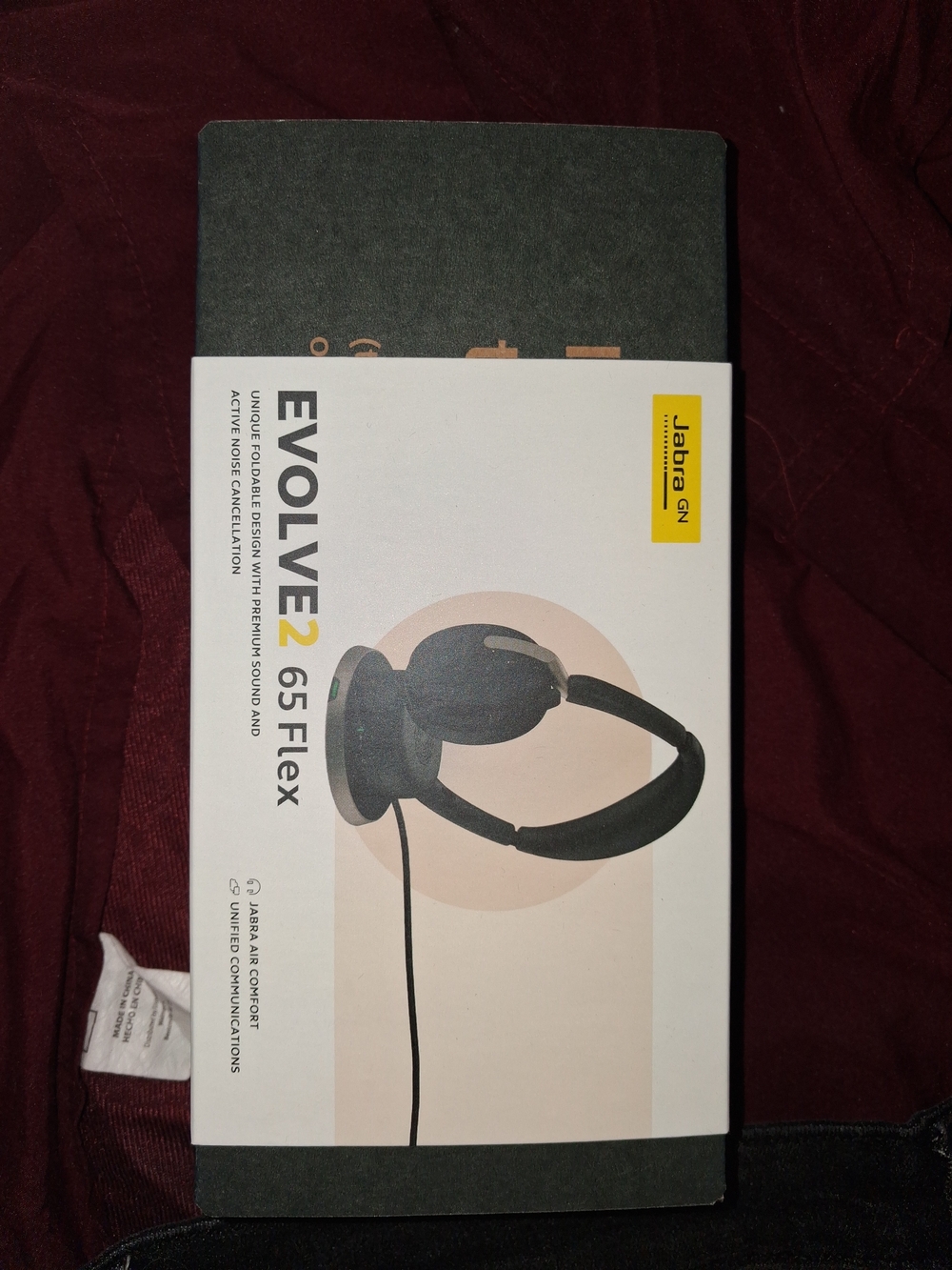 Jabra Evolve2 65 Flex On-Ear Headphones - Black
